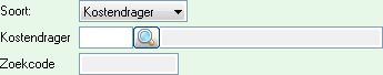 onderhoud kostendragers - kostenplaatsen - invoervelden